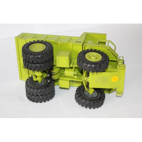 361 - NZG TEREX 33 - 07 NO 163 DUMPER TRUCK DIE-CAST MODEL NO BOX