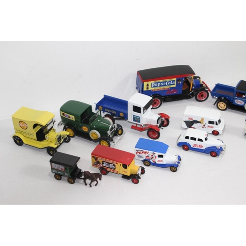 373 - QUANTITY OF PEPSI DIE-CAST VEHICLES