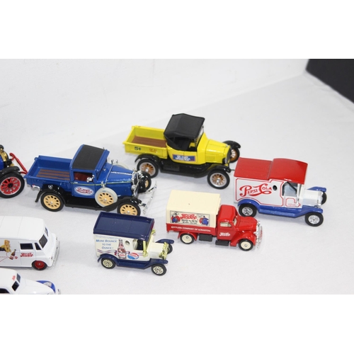 373 - QUANTITY OF PEPSI DIE-CAST VEHICLES