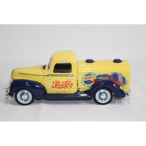 404 - 1940 FORD GOLDEN WHEEL PEPSI DIE-CAST MONEY BOX