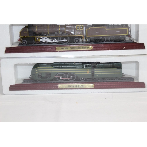 407 - 4 X COLLECTABLE DIE-CAST LOCOMOTIVES