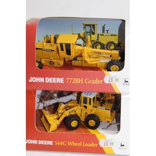 415 - 4 X ERTL JOHN DEERE DIE-CAST MODELS WITH BOXES