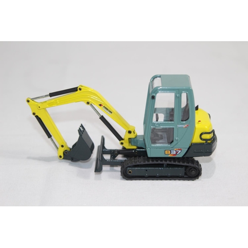 435 - JOAL AMMANN YANMAR MINI EXCAVATOR DIE-CAST MODEL WITH BOX