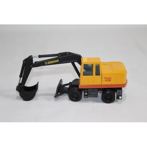 453 - JOAL AKERMAN EXCAVATOR H-7 MC DIE-CAST MODEL WITH BOX