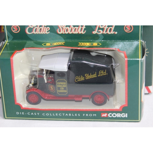 459 - 2 X EDDIE STOBART EXPRESS ROAD HAULAGE SPECIALIST DIE-CAST MODEL WITH BOX