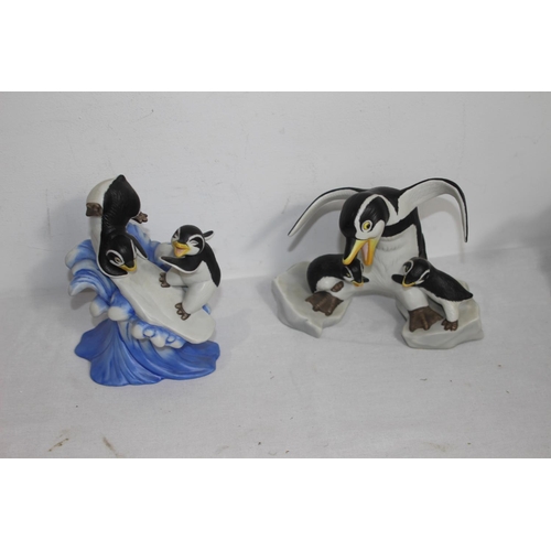 162 - QUANTITY OF FRANKLIN MINT PENGUINS
20CM