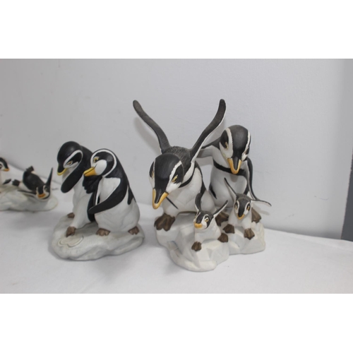 162 - QUANTITY OF FRANKLIN MINT PENGUINS
20CM