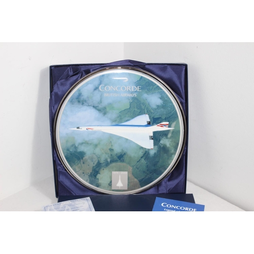 170 - BRADFORD EXCHANGE CONCORDE PLATE
29CM