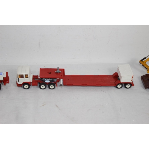 497 - MAN TRAILER AND LOADER VPLUS ONE OTHER DIE-CAST MODELS WITHOUT BOXES