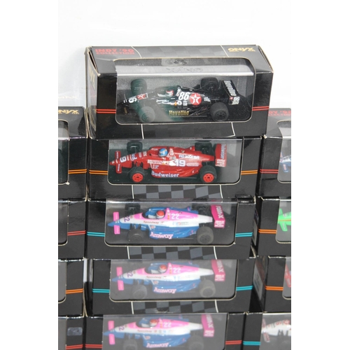 501 - 16 X ONYX 1/43 DIE-CAST INDY CAR 1990 RACING CARS BOXED