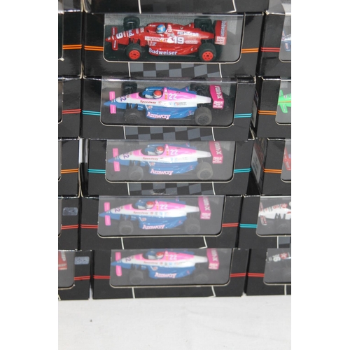 501 - 16 X ONYX 1/43 DIE-CAST INDY CAR 1990 RACING CARS BOXED