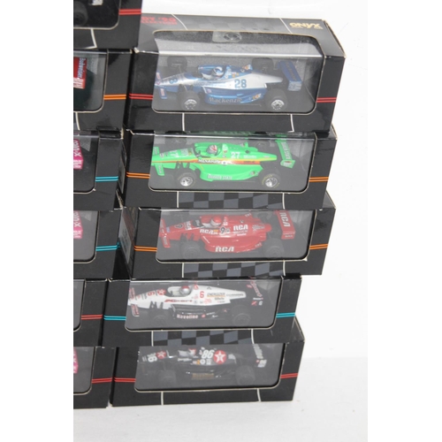 501 - 16 X ONYX 1/43 DIE-CAST INDY CAR 1990 RACING CARS BOXED