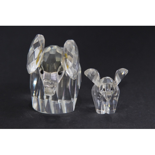 206 - 2 X SWAROVSKI ELEPHANTS