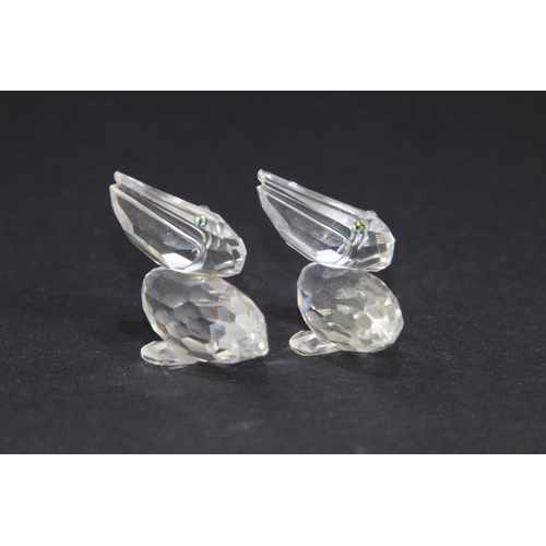 220 - 2 X SWAROVSKI PELICANS