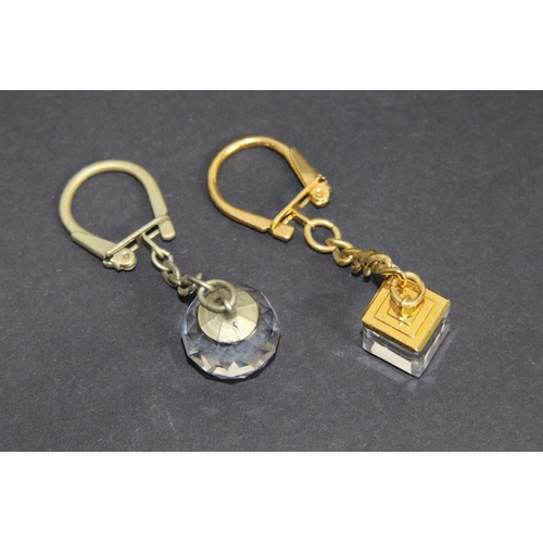 223 - 2 X SWAROVSKI KEY RINGS