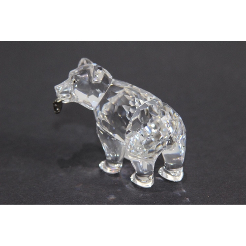 244 - SWAROVSKI BEAR WITH FISH