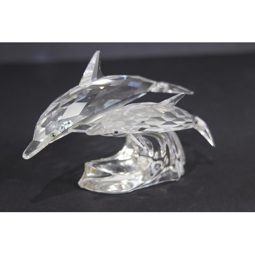 258 - SWAROVSKI LEAPING DOLPHINES