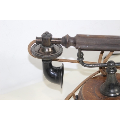 611 - 2 X VINTAGE TELEPHONES 
28CM