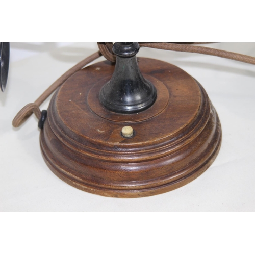 611 - 2 X VINTAGE TELEPHONES 
28CM