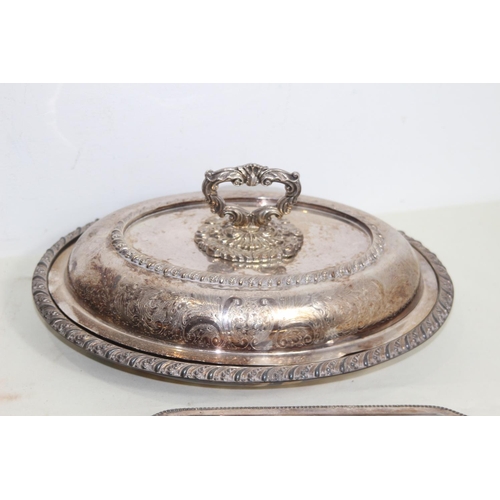 638 - 4 X SERVING DISHES 
28CM