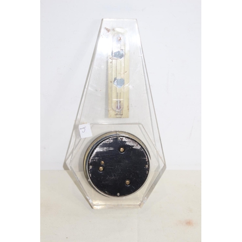 642 - PERSPEX BAROMETER 
29CM