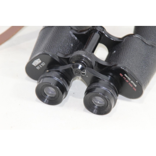 645 - PAIR OF PRINZ 16 X 50 BINOCULARS