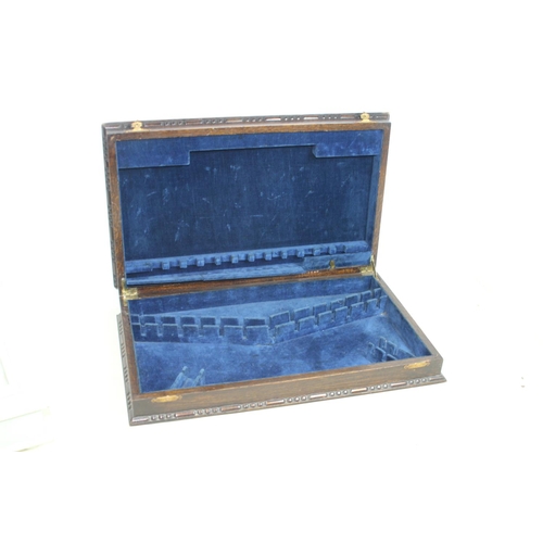 675 - 3 X VINTAGE WOODEN BOXES 
48CM