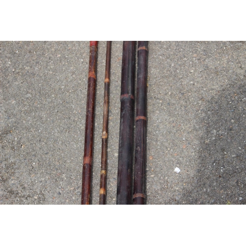 685 - 2 X VINTAGE FISHING POLES