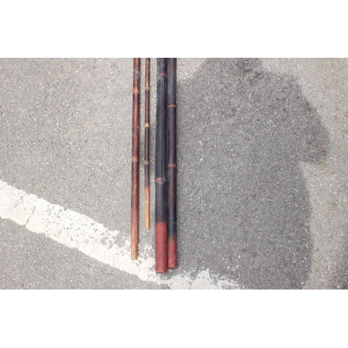 685 - 2 X VINTAGE FISHING POLES