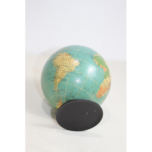 693 - VINTAGE METAL PHILIPS LONDON LIBRARY GLOBE 
17CM