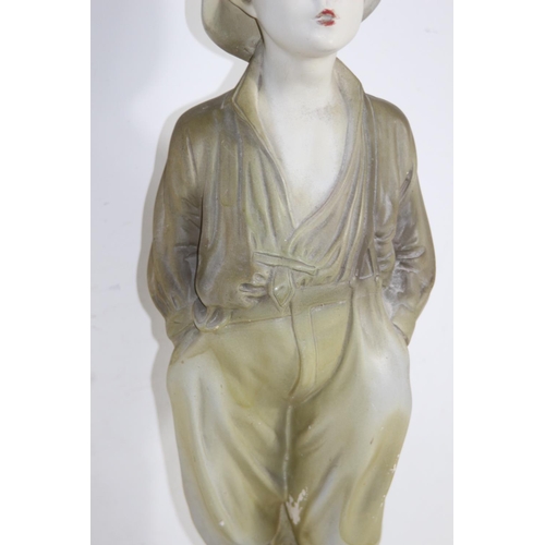 708 - VINTAGE CHALK FIGURINE 
60CM