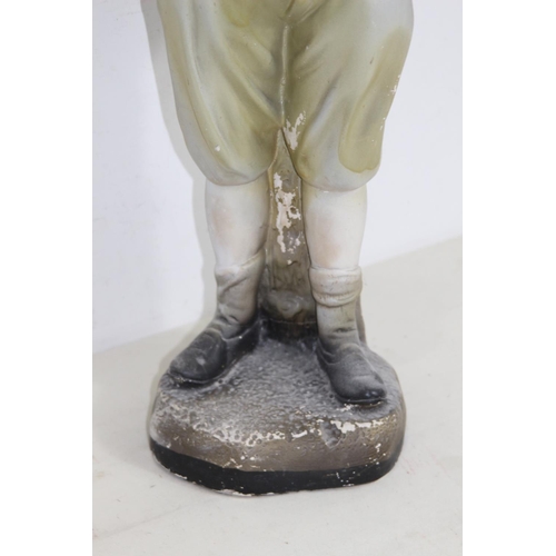 708 - VINTAGE CHALK FIGURINE 
60CM