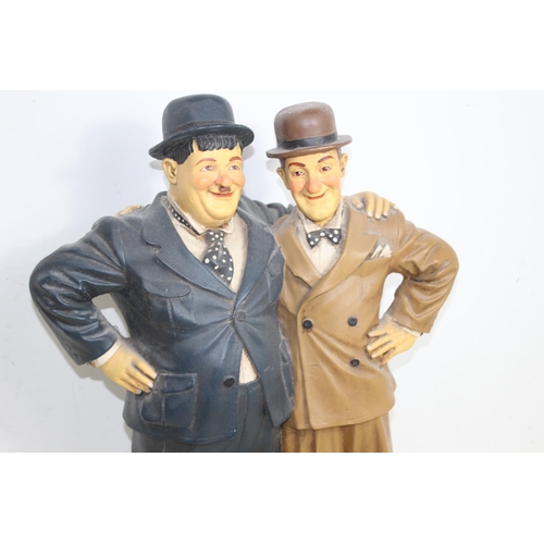 720 - LAUREN AND HARDY RESIN FIGURES 
52CM