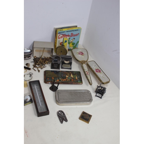 743 - INTERESTING BOX OF MISCELLANEOUS ITEMS