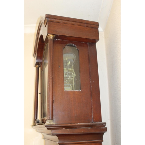 39 - ANTIQUE HENRY HINDLEY YORK GRANDFATHER CLOCK AND WINDER
49 X 210CM