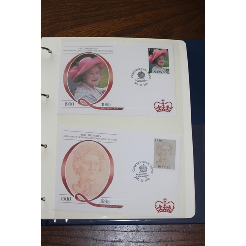 984 - QUANTITY OF COMMEMORATIVE FIRST DAY COVER STAMPS AND COINS