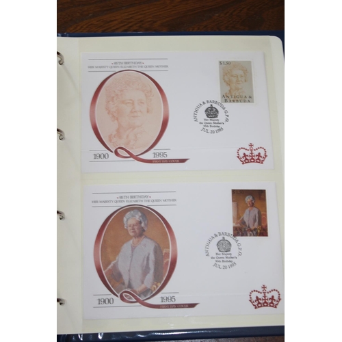 984 - QUANTITY OF COMMEMORATIVE FIRST DAY COVER STAMPS AND COINS