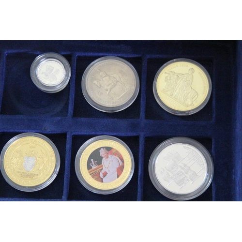 991 - QUANTITY OF MIXED COMMEMORATIVE COINS INCLUDING SILVER PROOFS