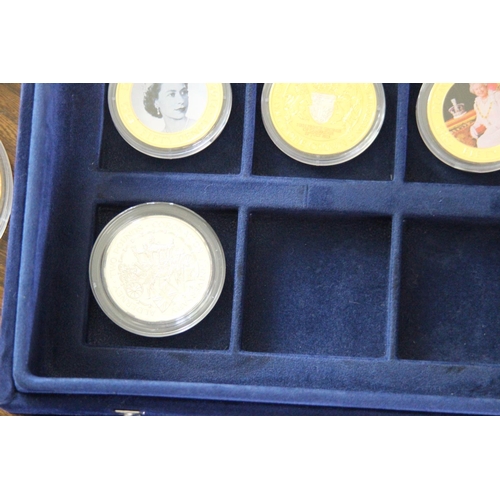 991 - QUANTITY OF MIXED COMMEMORATIVE COINS INCLUDING SILVER PROOFS