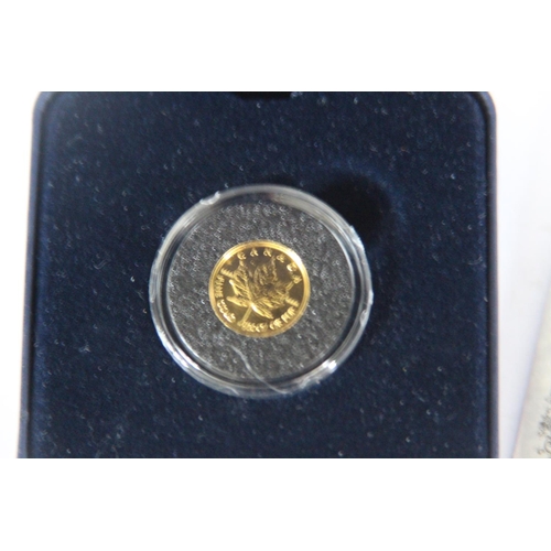 1000 - THE CANADA GOLD MAPLE LEAF ONE DOLLAR GOLD COIN