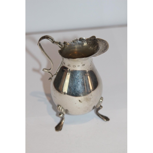 1014 - SILVER JUG - 105G - BIRMINGHAM 1897 - WILLIAM DAVENPORT - 10cm