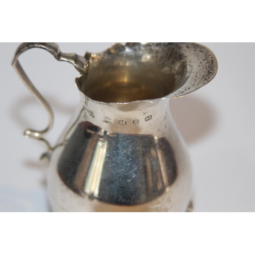 1014 - SILVER JUG - 105G - BIRMINGHAM 1897 - WILLIAM DAVENPORT - 10cm