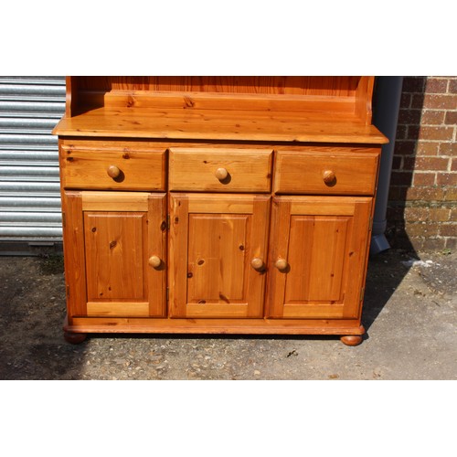 4 - FARMHOUSE PINE DRESSER 
117 X 43 X 86CM