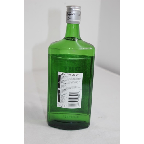 548 - BOTTLE OF DRY GIN