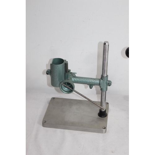 950 - VINTAGE WATCH MAKERS REMOVING TOOL AND DRILL STAND 
23CM