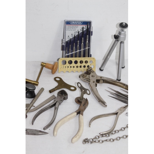 954 - BOX OF PRECISION TOOLS ETC