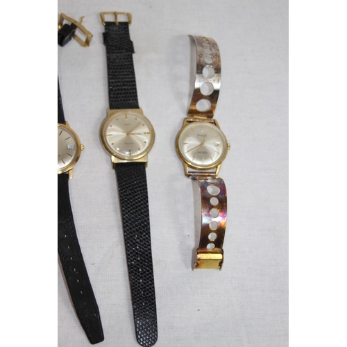 961 - 5 X VINTAGE WATCHES