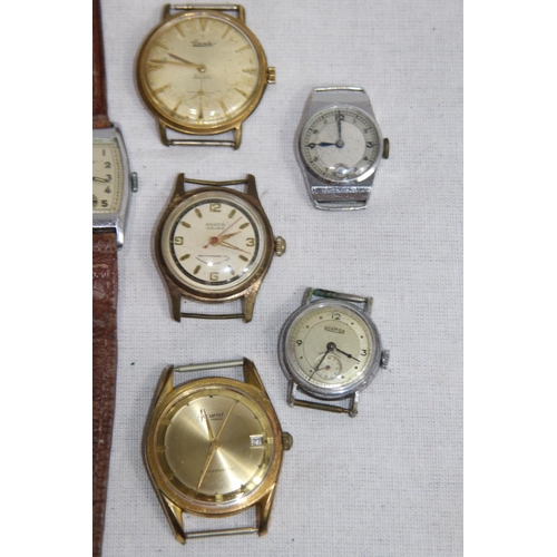 970 - 6 X VINTAGE WATCHES