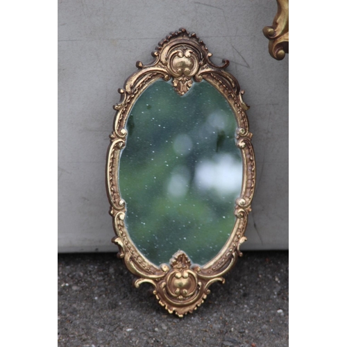 77 - 3 X ORNATE FRAMED MIRRORS
70 X 45CM