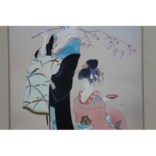 90 - ORIENTAL PRINT 
113 X 90CM